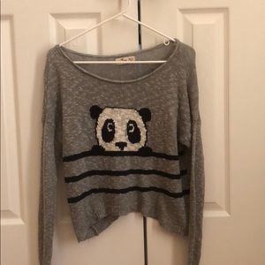 Hollister Knit Panda Sweater